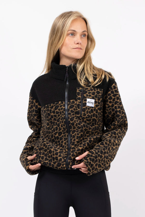 Versa Sherpa Jacket - Leopard