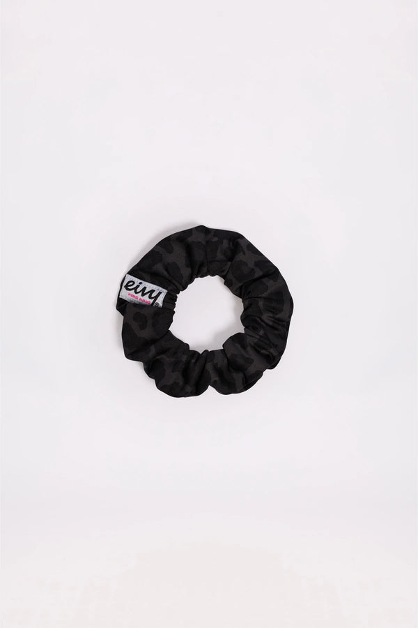 Fonda Scrunchie - Black Leopard