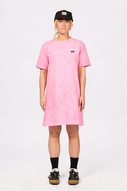 Perfect T-Shirt Dress - Pink Ink