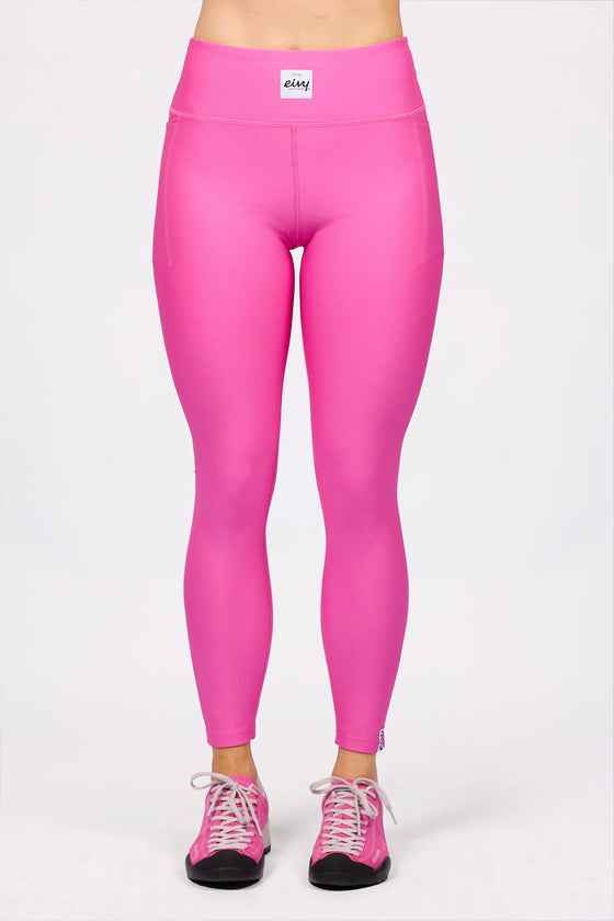 Pocket Rib Tights - True Pink