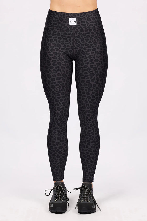 Pocket Tights - Black Leopard
