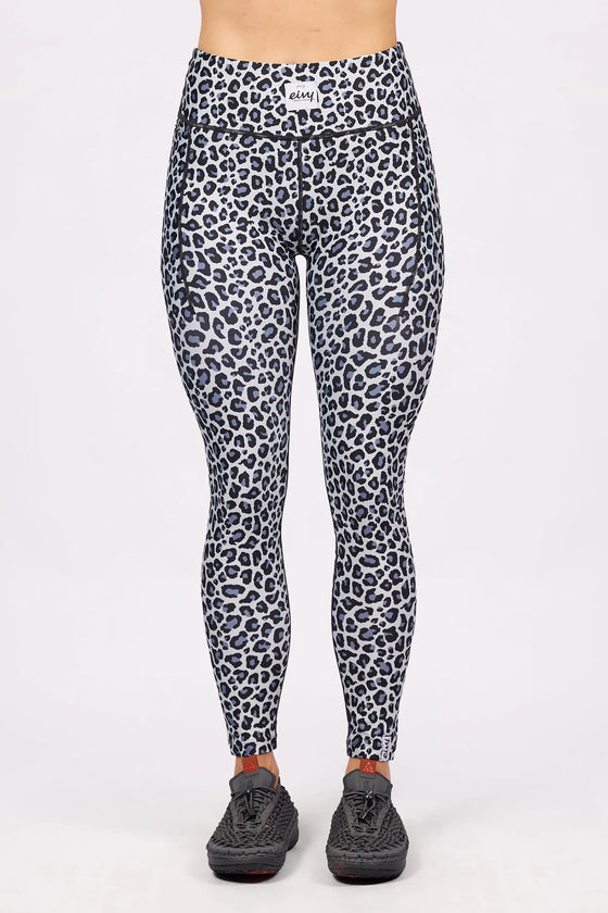 Pocket Tights - Snow Leopard