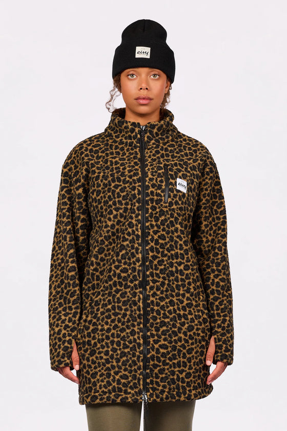 Versa Sherpa Coat - Leopard