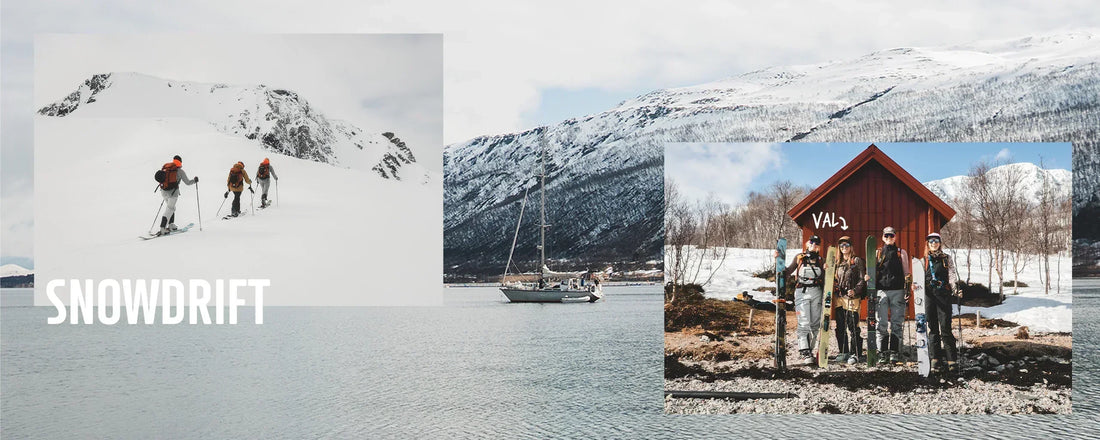 Fyra tjejer, en segelbåt