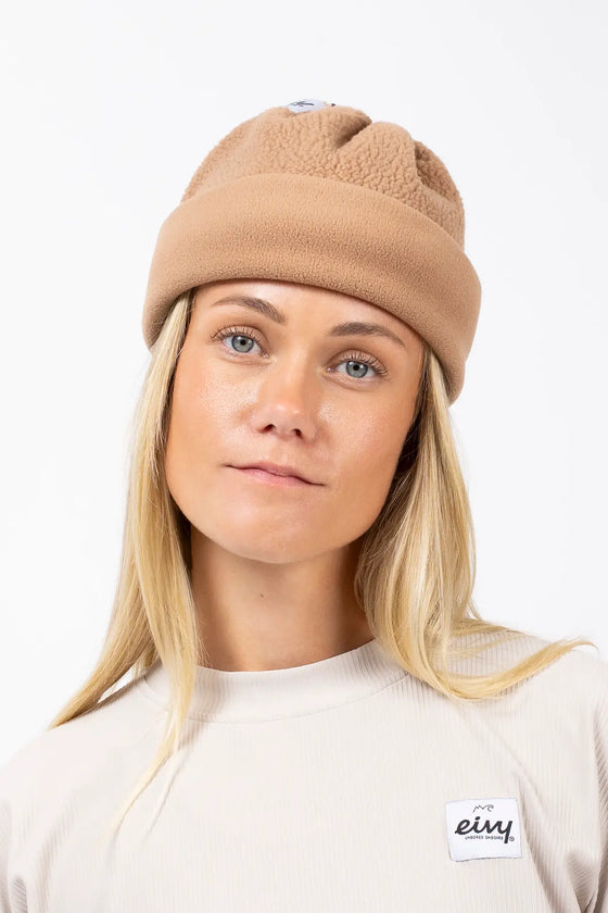 Adjustable Sherpa Neckwarmer Faded Coffee – women's sherpa neck warmer, snood
