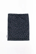 Pocket Merino Wool Tights - Black Leopard