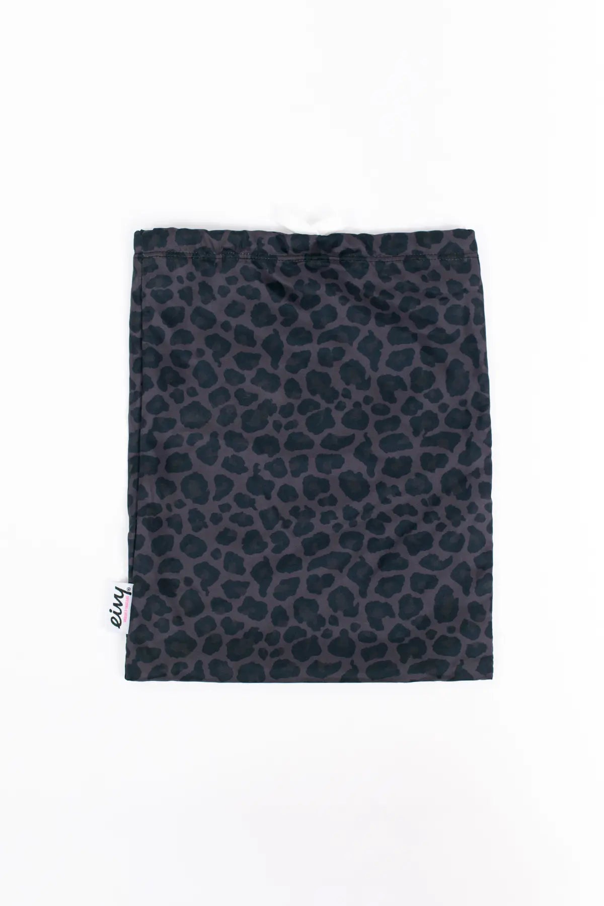 Pocket Merino Wool Tights - Black Leopard