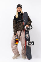 Ball Fleece - Black/Leopard