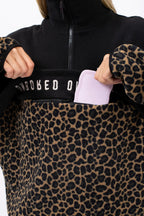 Ball Fleece - Black/Leopard