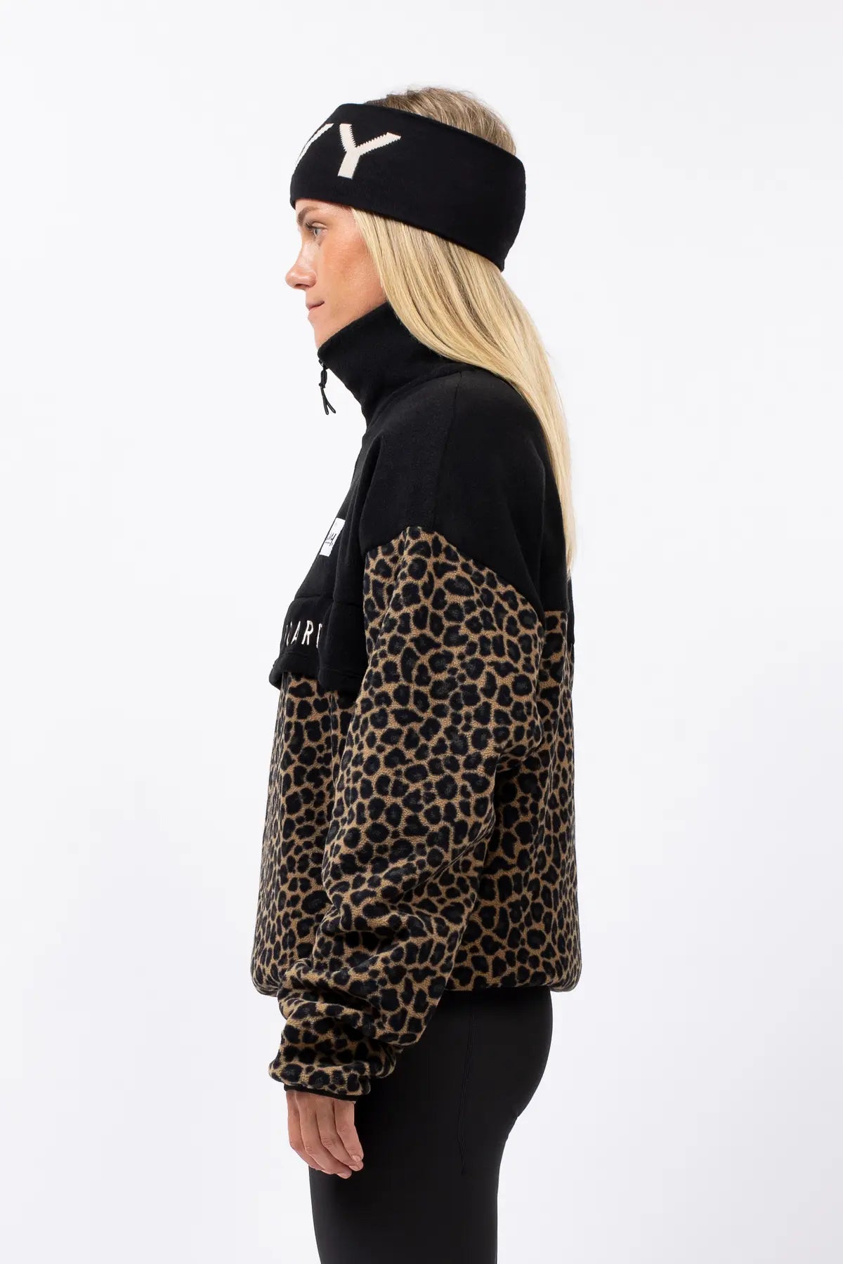Ball Fleece - Black/Leopard
