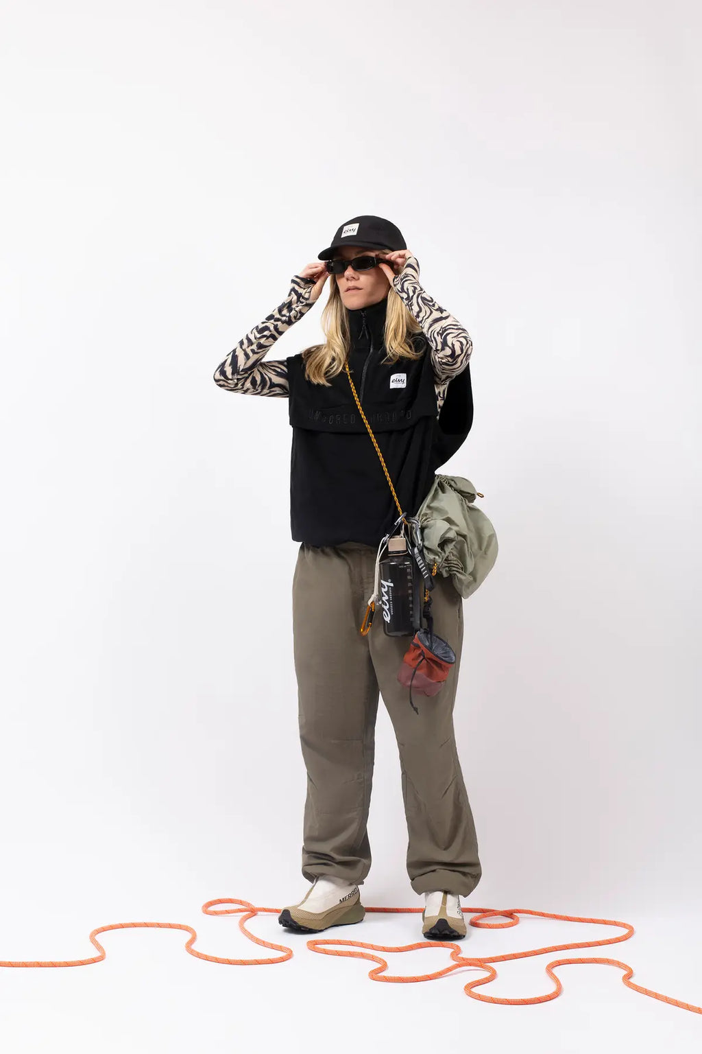 Ball Fleece Vest - Black