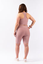 Cover Up Rib Top - Faded Woodrose