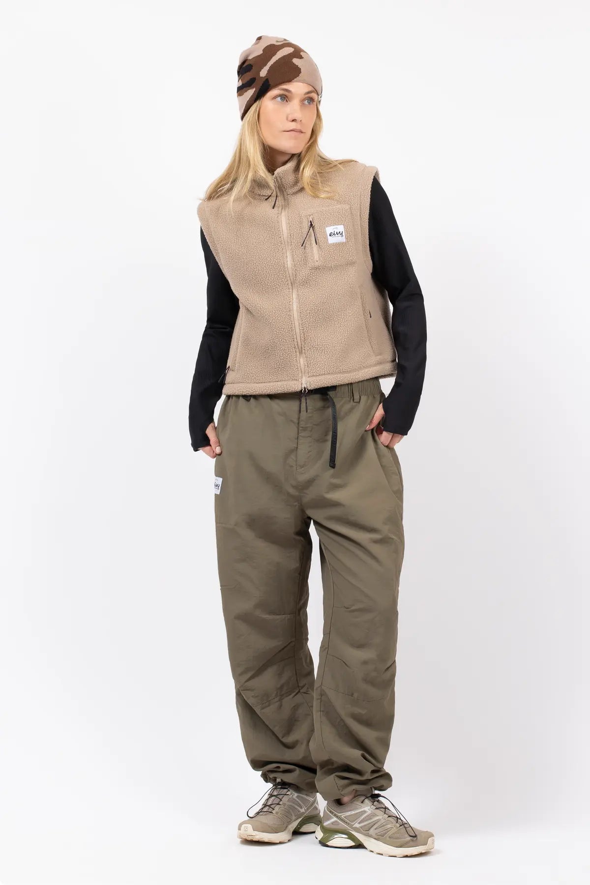 Oversized Outdoor Pants - Olive