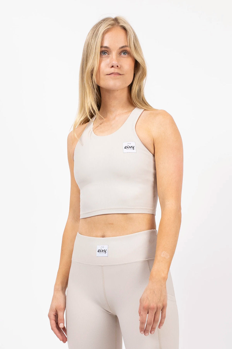 Cover Up Rib Top - Faded Cloud