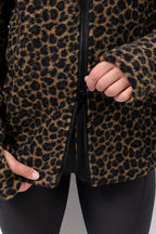 Versa Sherpa Jacket - Leopard