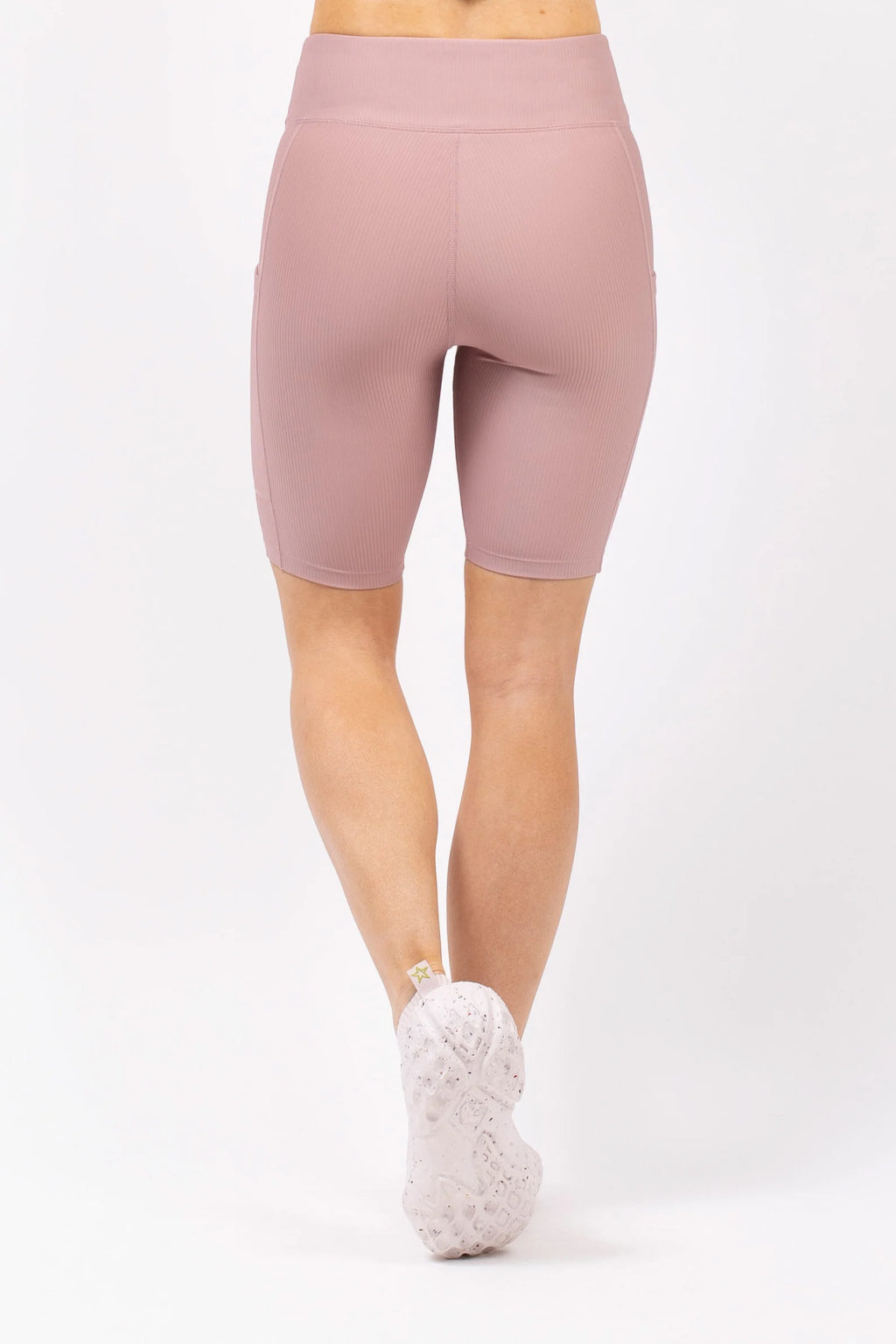Venture Rib Biker Shorts - Faded Woodrose