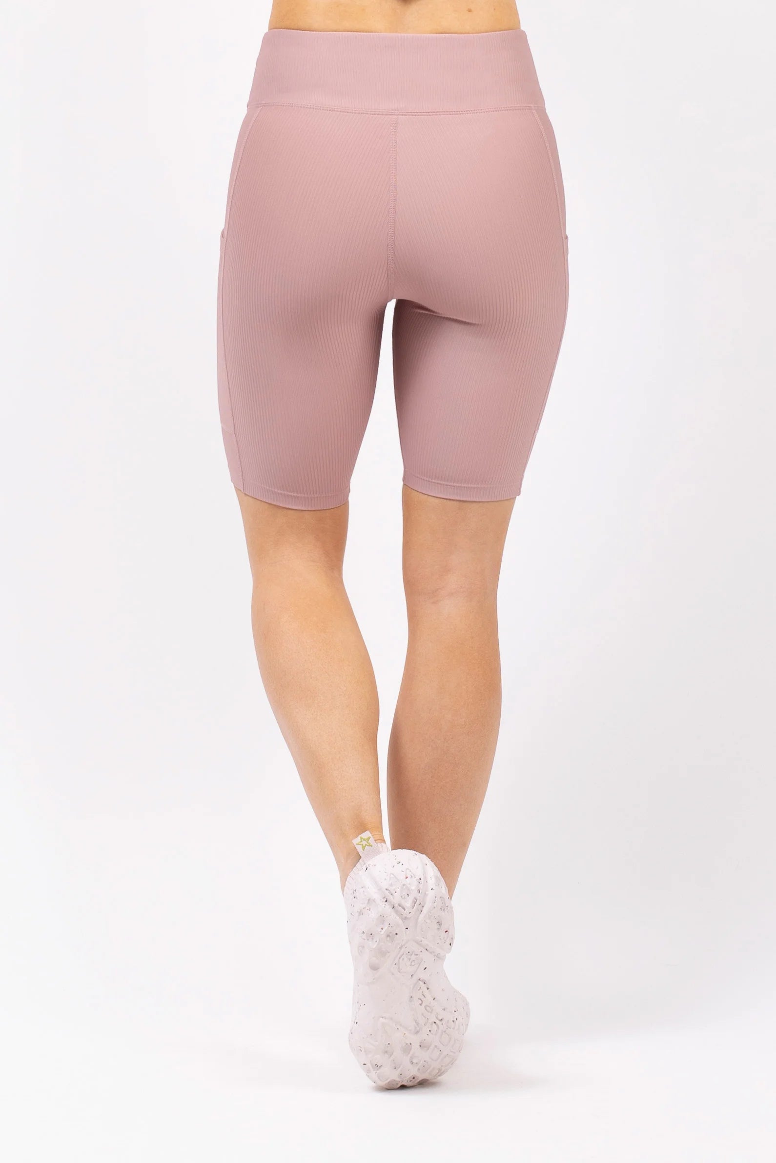 Venture Rib Biker Shorts - Faded Woodrose