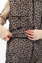 Windbreaker Utility Vest - Leopard