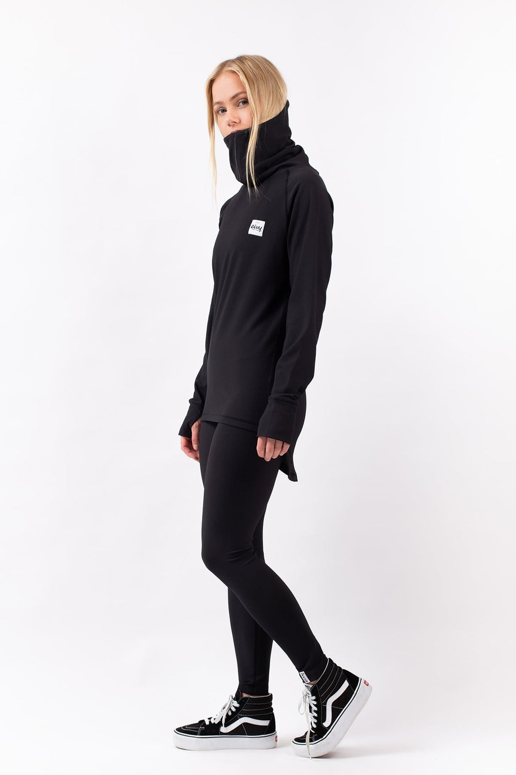 Icecold Gaiter Rib Top - Black