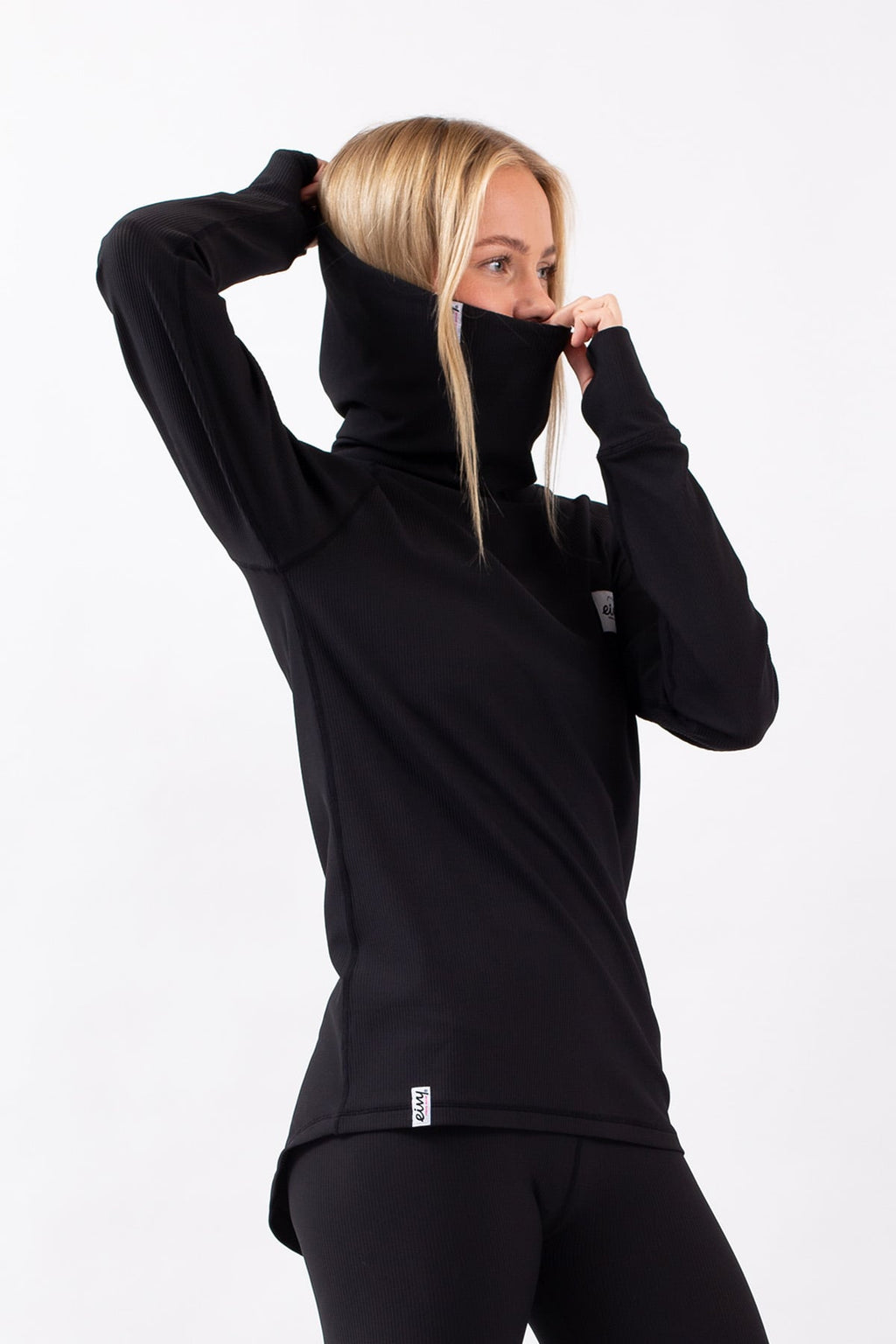 Icecold Gaiter Rib Top - Black