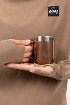 Icecold Merino Wool Gaiter Rib Top - Faded Coffee