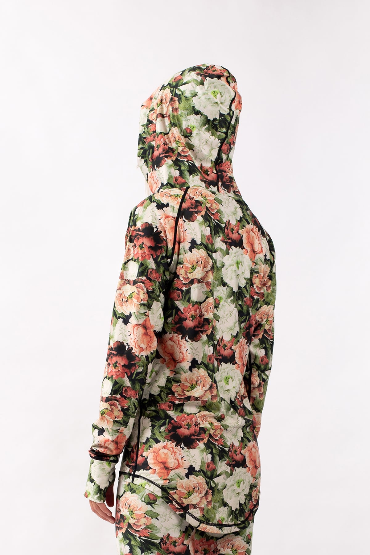 Icecold Zip Hood Top - Autumn Bloom