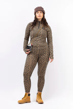 Journey Merino Wool Top - Leopard