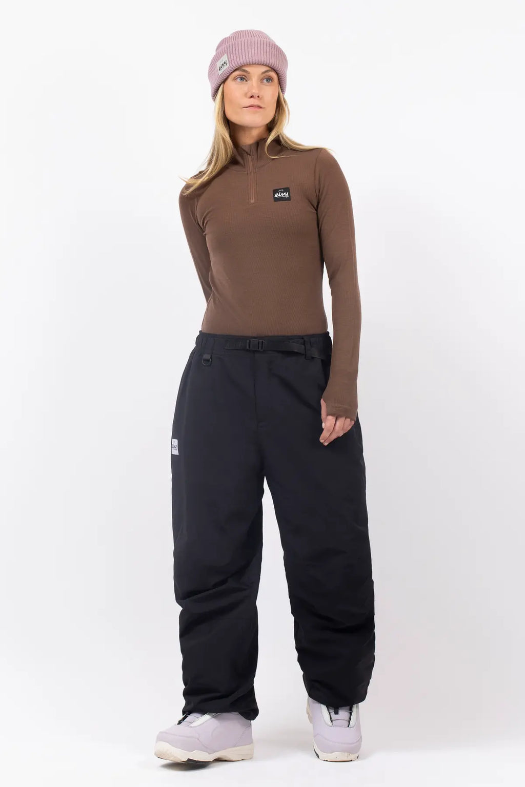 Oversized Outdoor Pants - Black