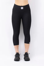 Pocket Rib 3/4 Tights - Black