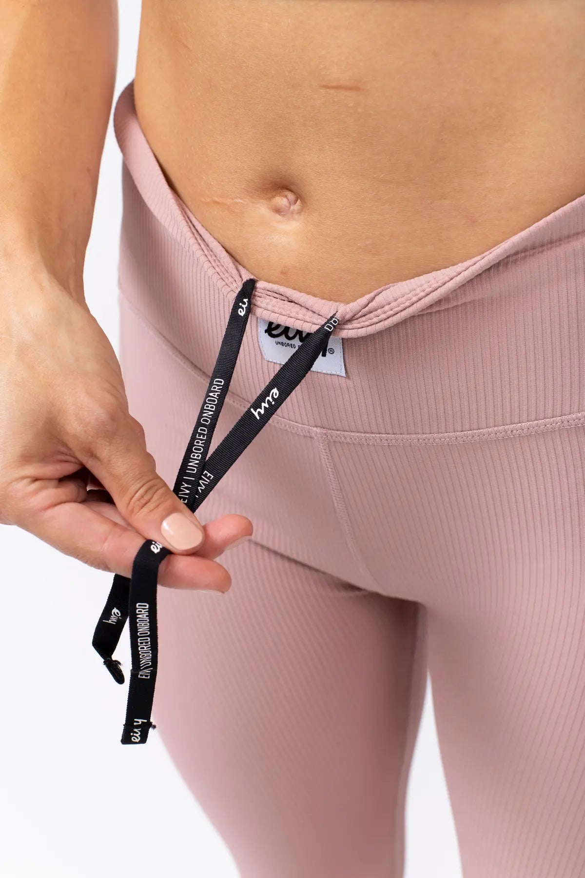 Pocket Rib 3/4 Tights - Faded Woodrose