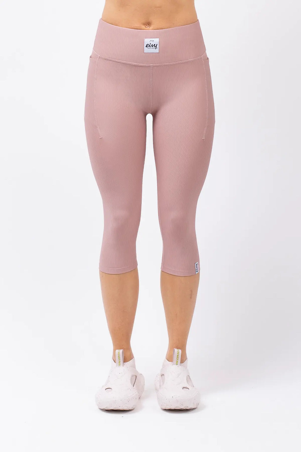Pocket Rib 3/4 Tights - Faded Woodrose