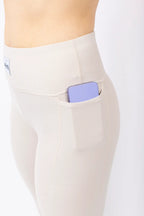 Pocket Rib 3/4 Tights - Faded Cloud