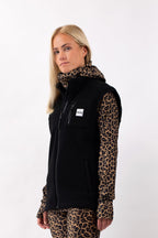 Lumberjackie Sherpa Vest - Black