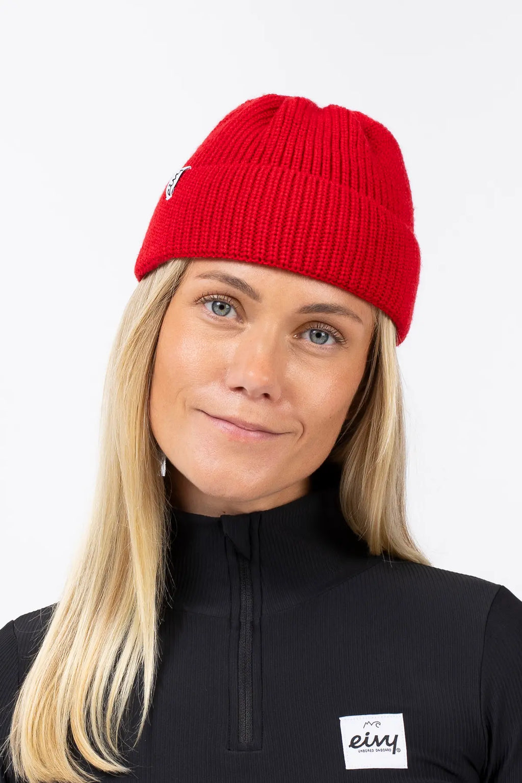Shorty Knit Beanie - Red