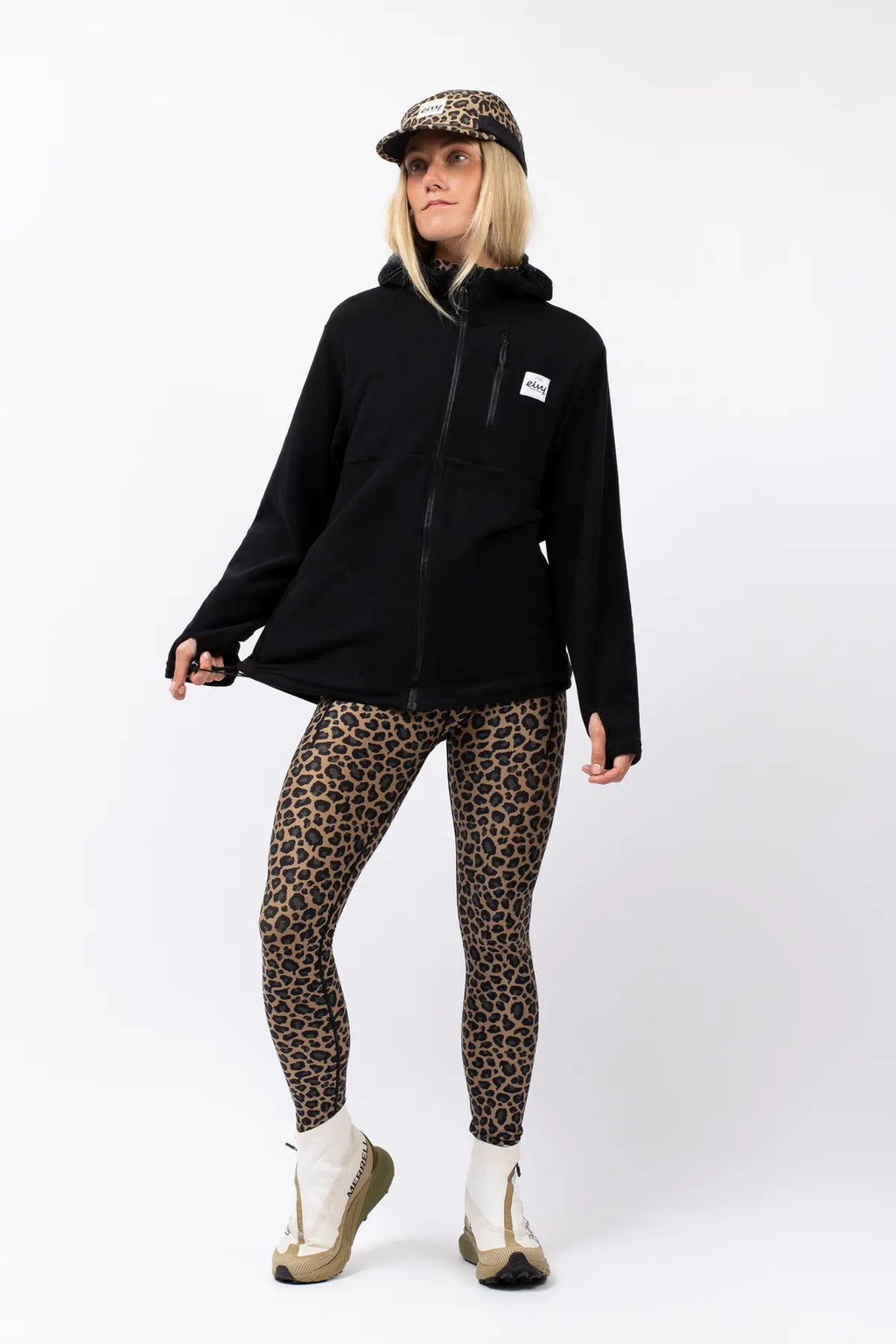 Techlight Ziphood Fleece - Black