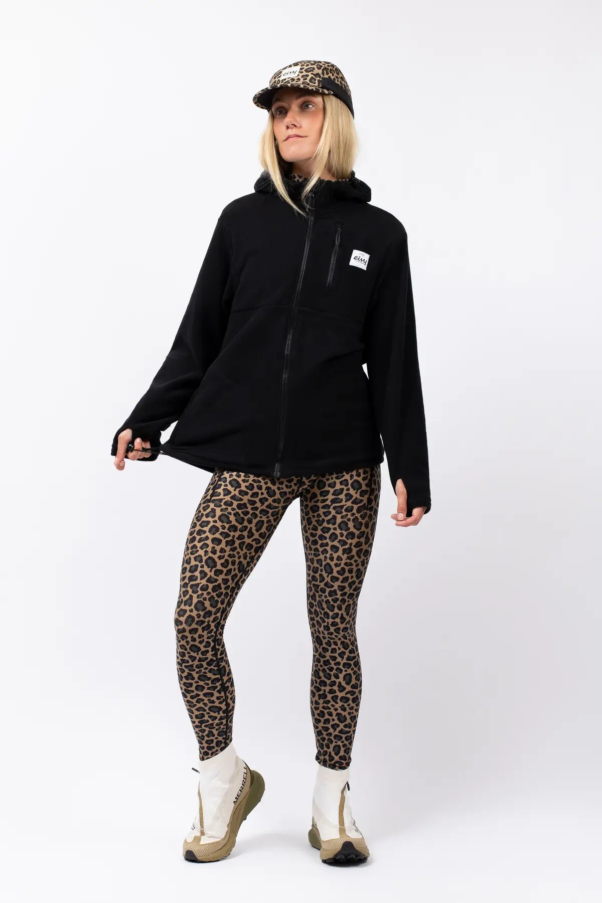 Techlight Ziphood Fleece - Black