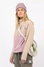 Techlight Halfzip Fleece - Sand / Faded Woodrose