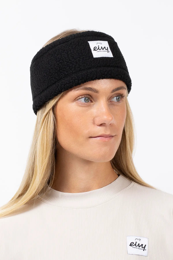 Throwback Sherpa Headband - Black