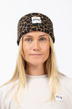 Throwback Sherpa Headband - Leopard