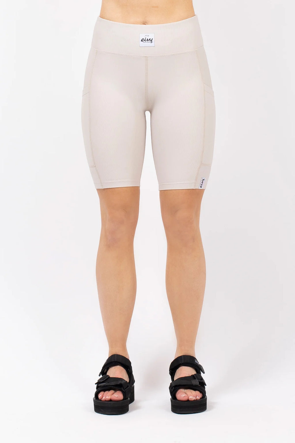Venture Rib Biker Shorts - Faded Cloud