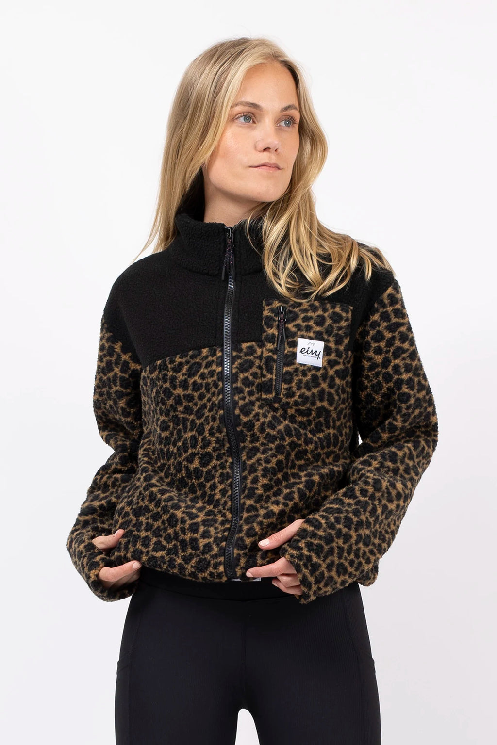 Versa Sherpa Jacket - Leopard