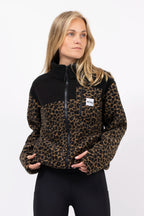 Versa Sherpa Jacket - Leopard