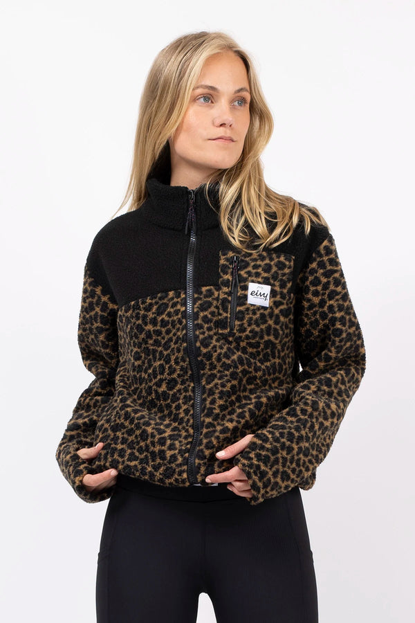 Versa Sherpa Jacket - Leopard