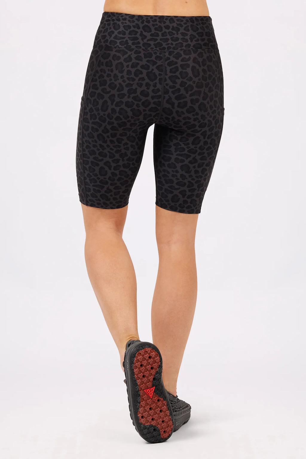 Venture Biker Shorts - Black Leopard