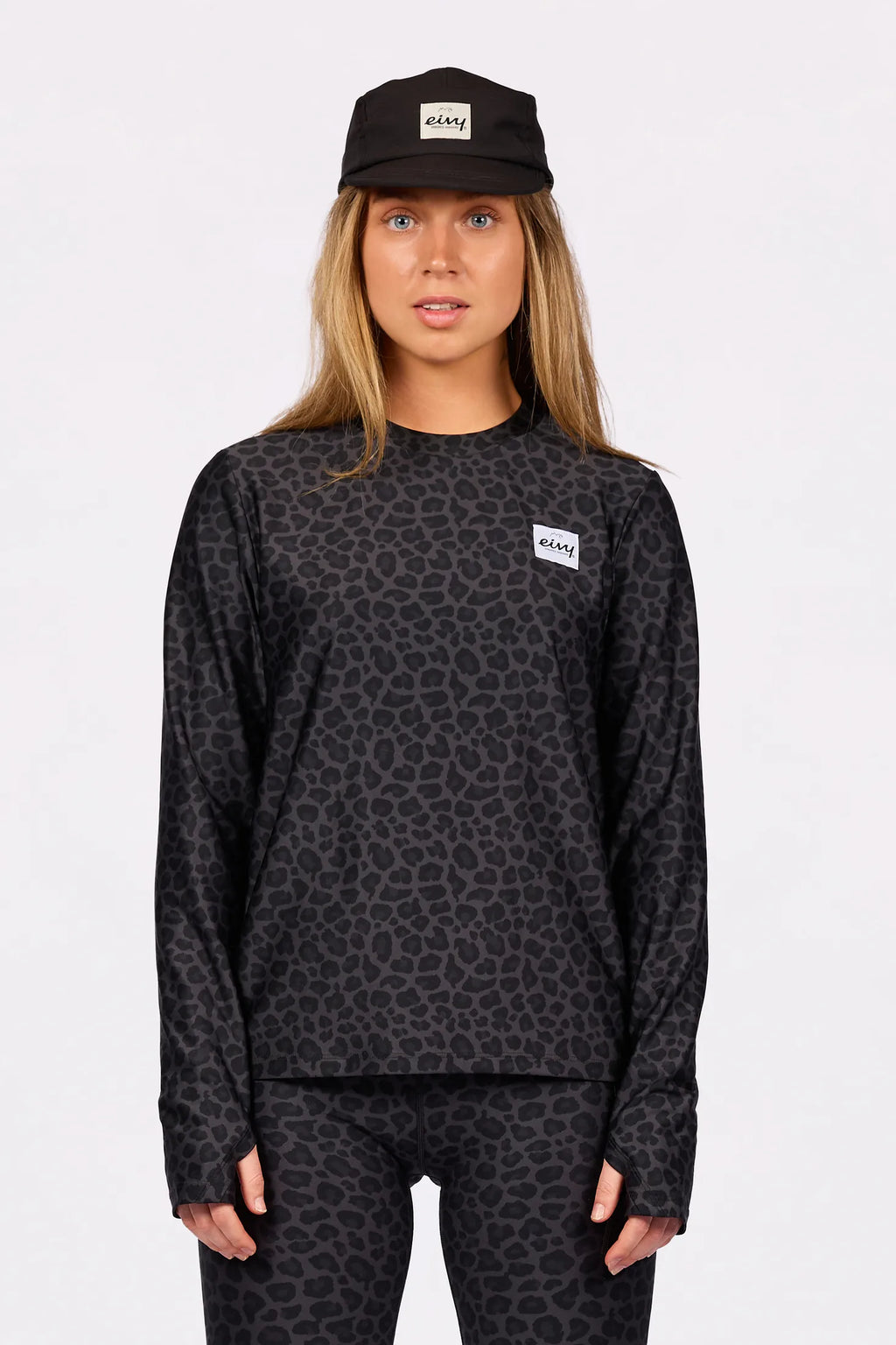 Versa Loose Fit Top - Black Leopard