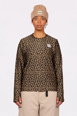 Versa Loose Fit Top - Leopard