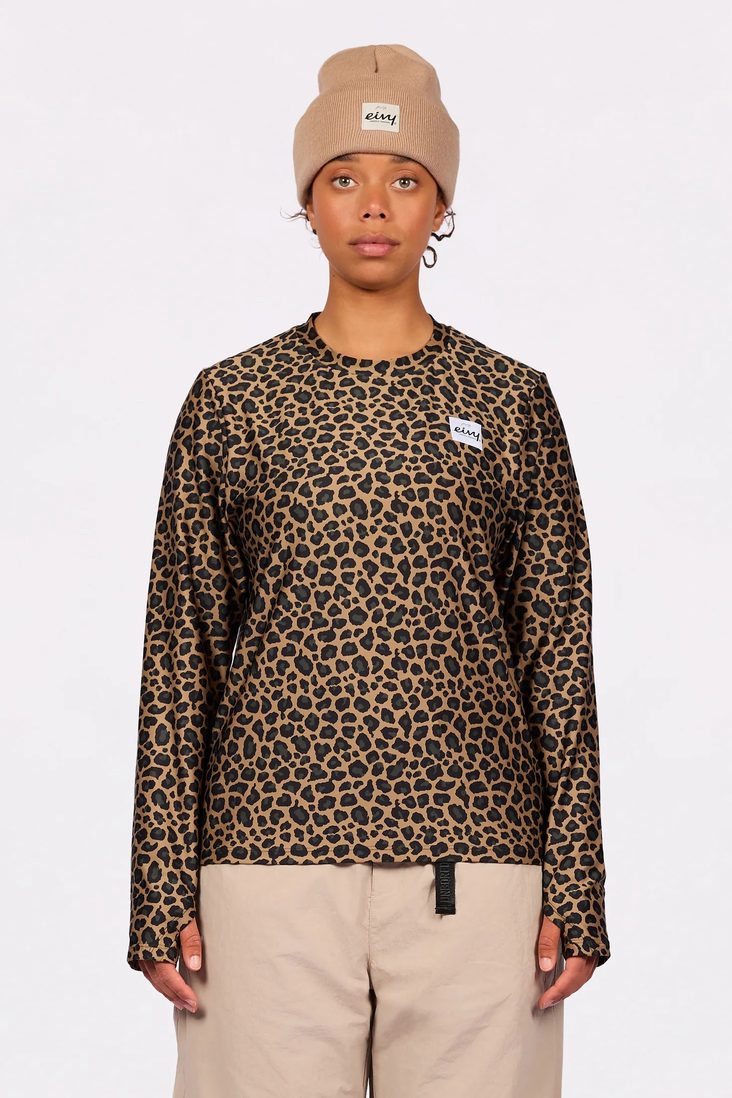 Versa Loose Fit Top - Leopard