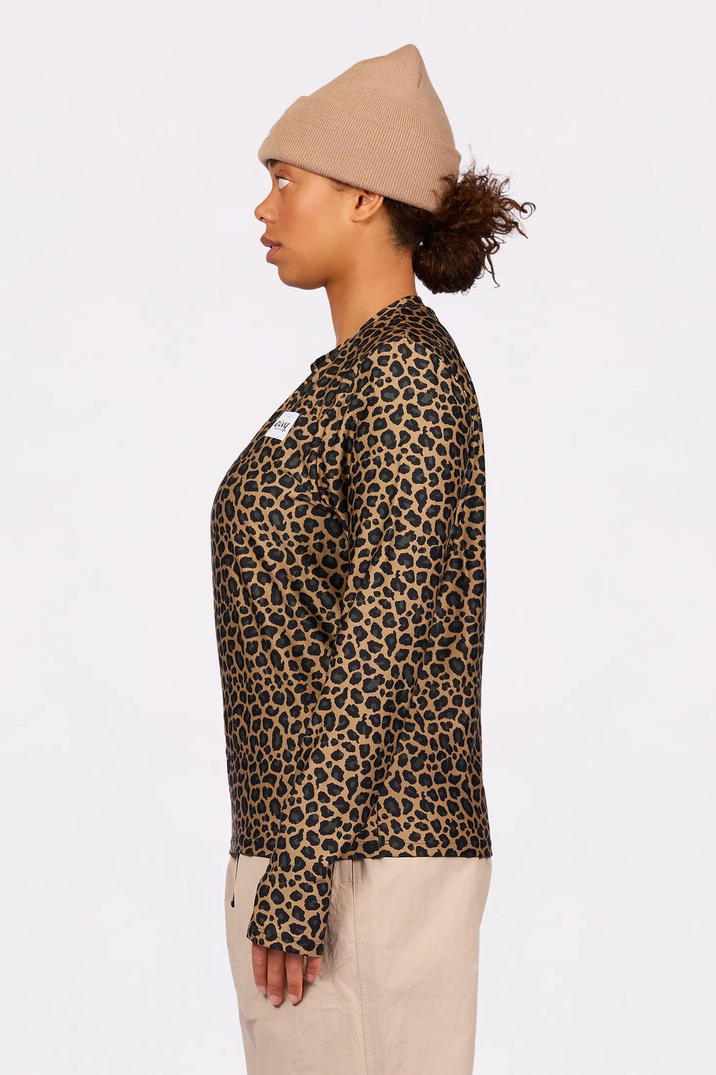 Versa Loose Fit Top - Leopard
