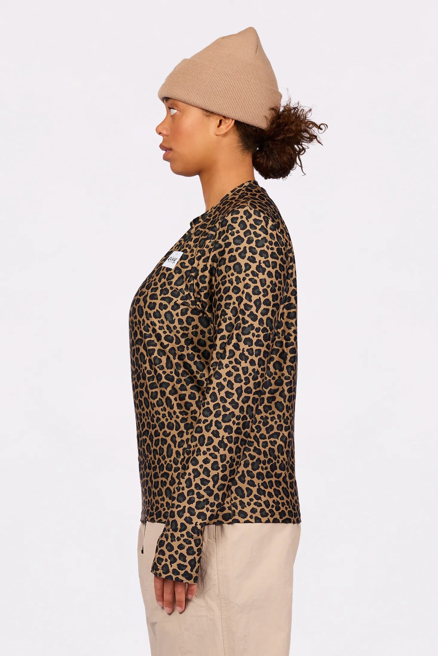 Versa Loose Fit Top - Leopard