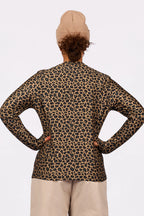 Versa Loose Fit Top - Leopard